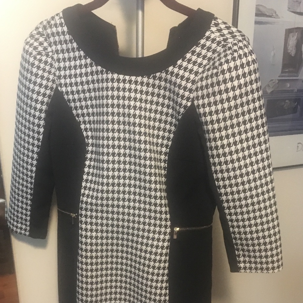 Black and white dress